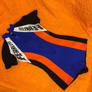 Fashion Nova Fearless colorblock romper